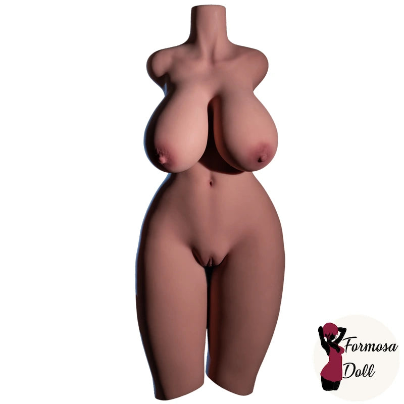 Torse 870# 28kg (61,7LB) - Poupée sexuelle BBW Torse en TPE avec squelette et jambes mobiles