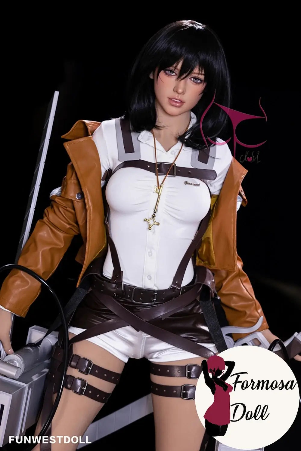 Mikasa Ackerman - Poupée sexuelle cosplay anime en TPE 159 cm