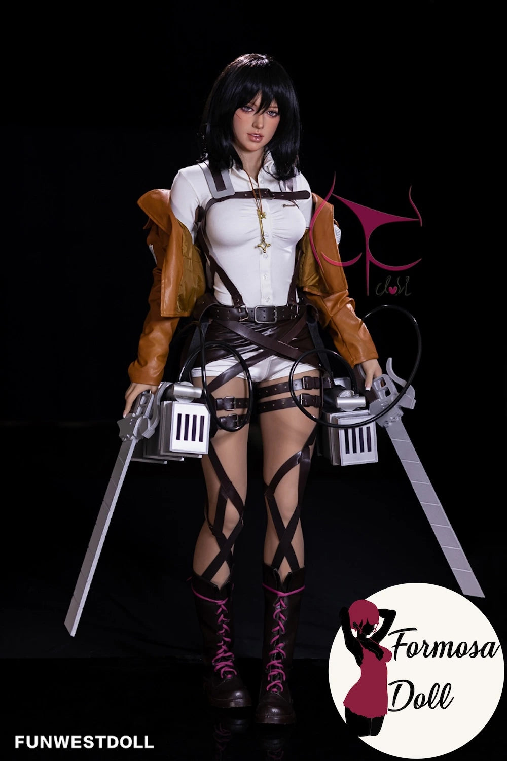 Mikasa Ackerman - Poupée sexuelle cosplay anime en TPE 159 cm