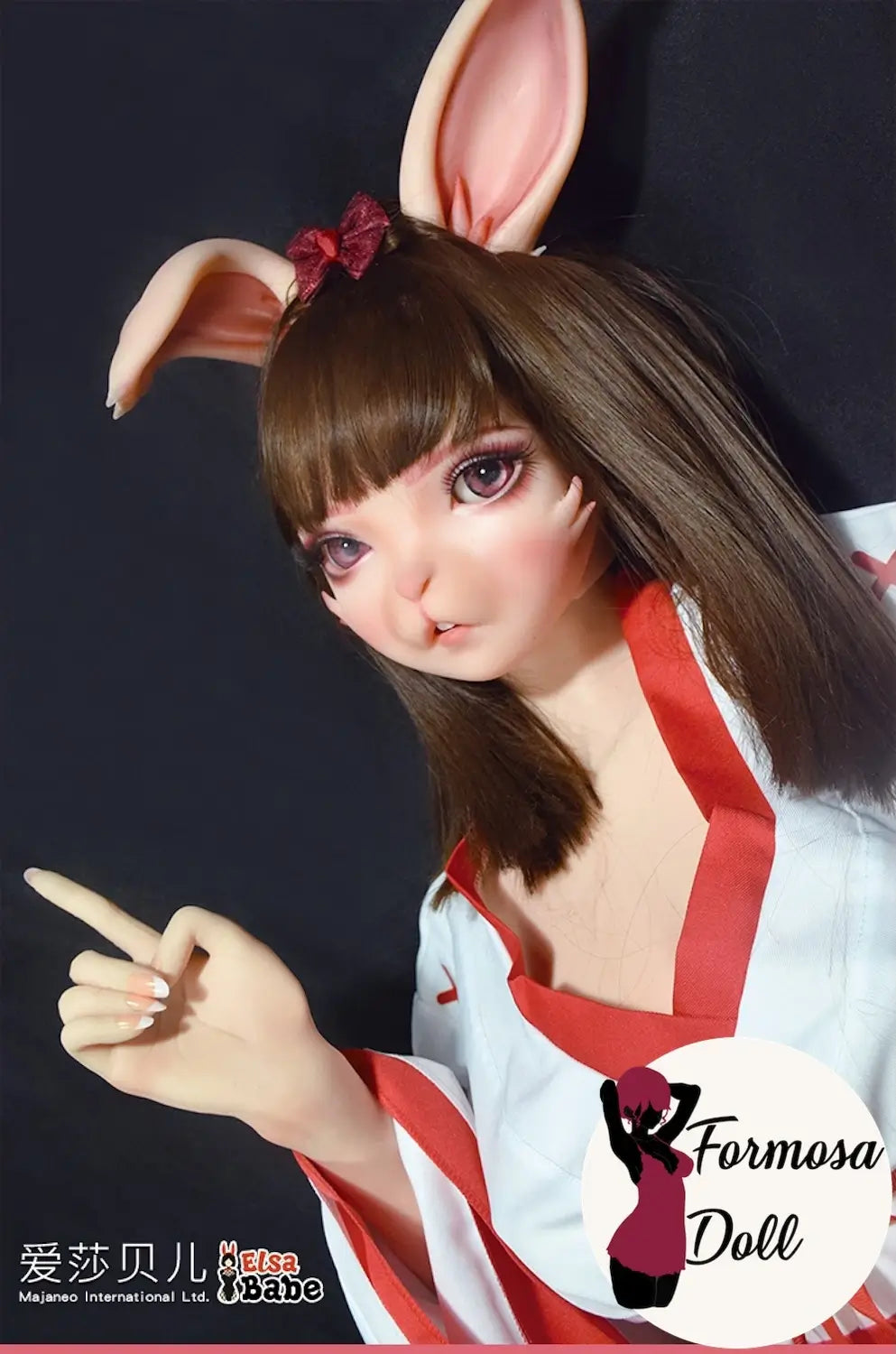 Aida Rina – Poupée sexuelle en silicone 148 cm, style lapine
