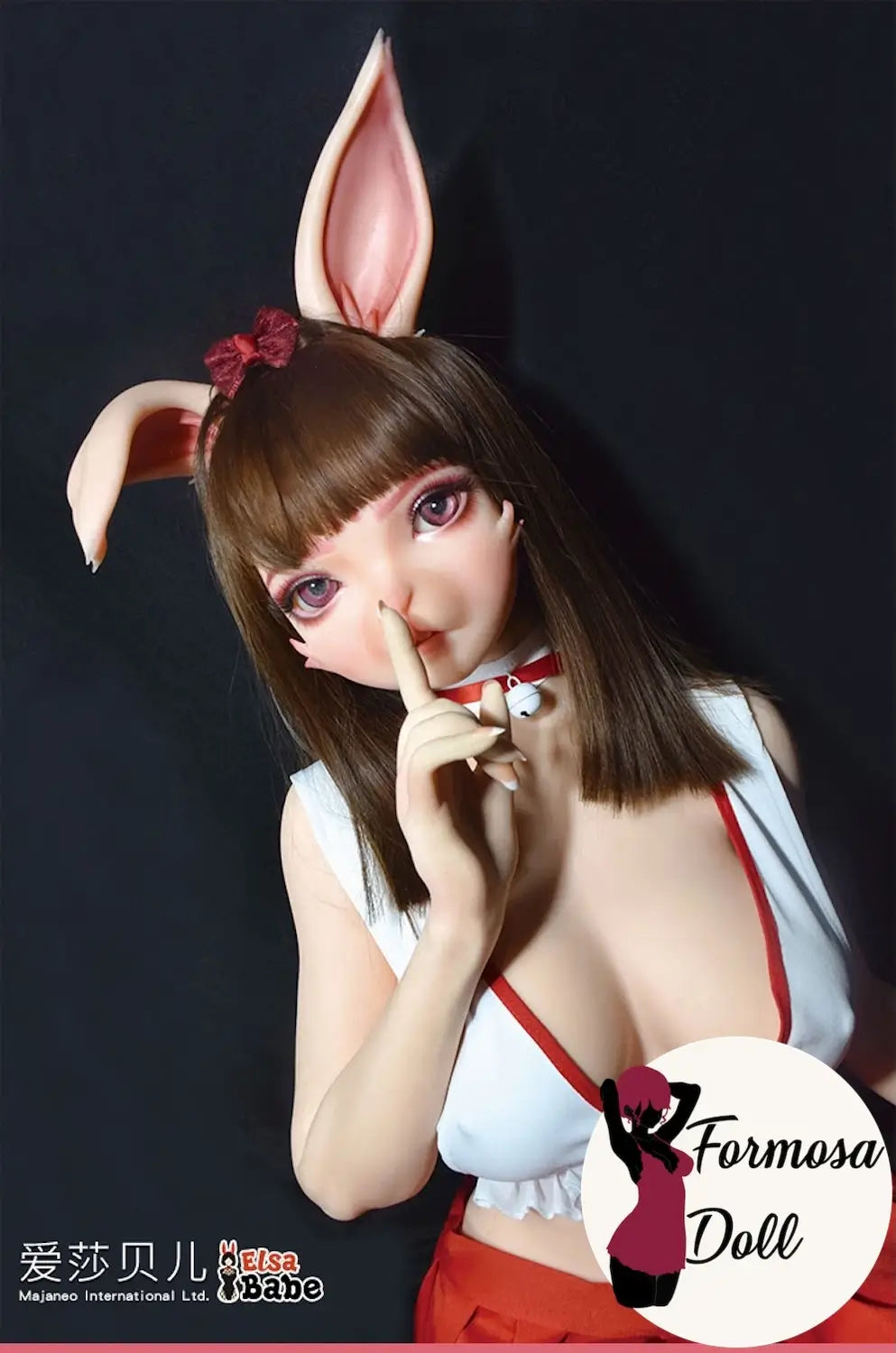 Aida Rina – Poupée sexuelle en silicone 148 cm, style lapine