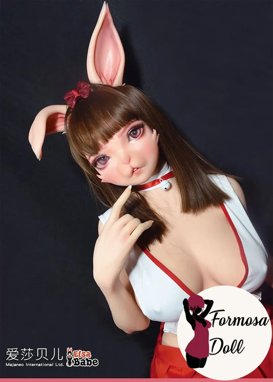 Aida Rina – Poupée sexuelle en silicone 148 cm, style lapine