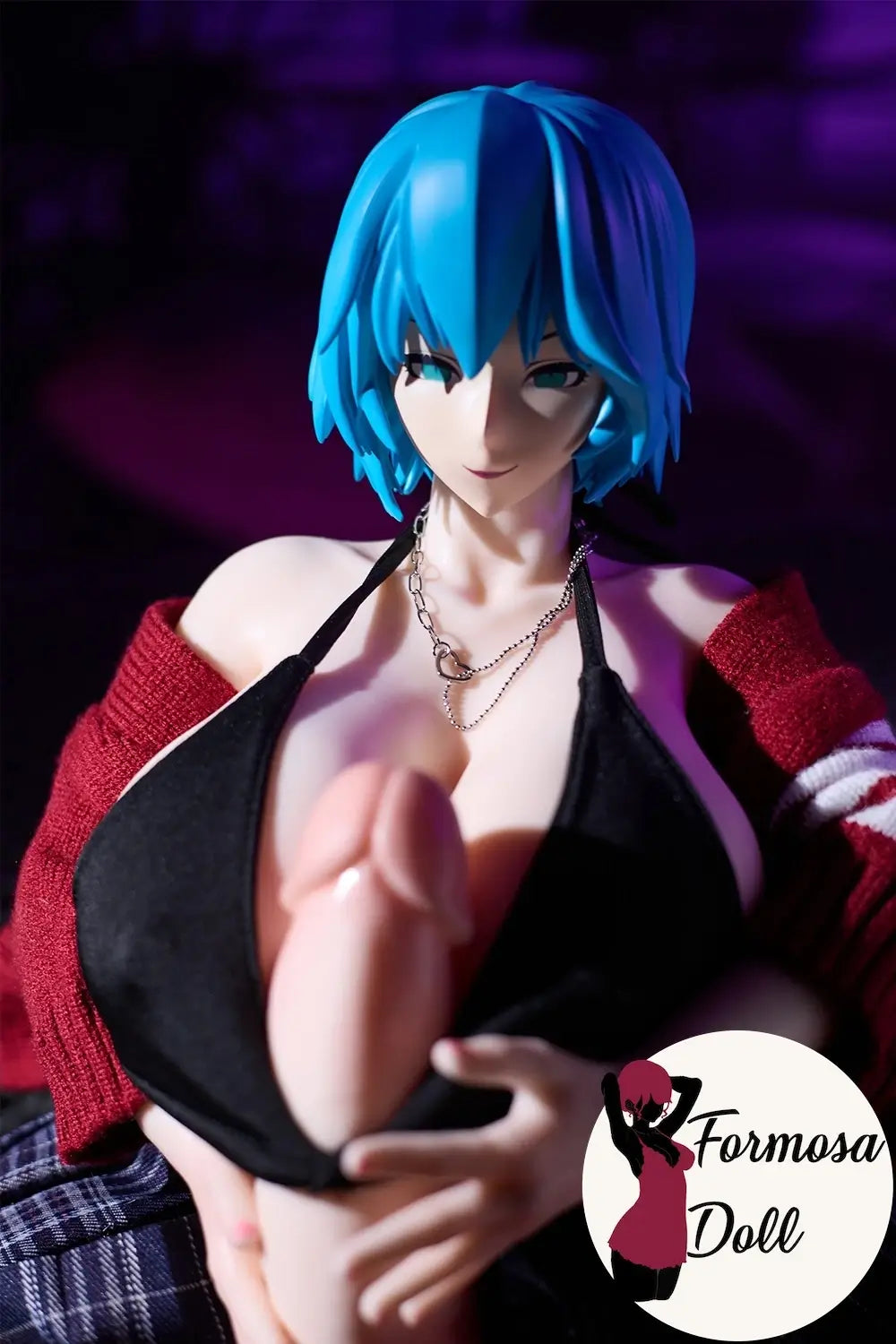 Akeno 3.0 – Mini poupée futanari hentai en silicone par Nyakumi – 62 cm