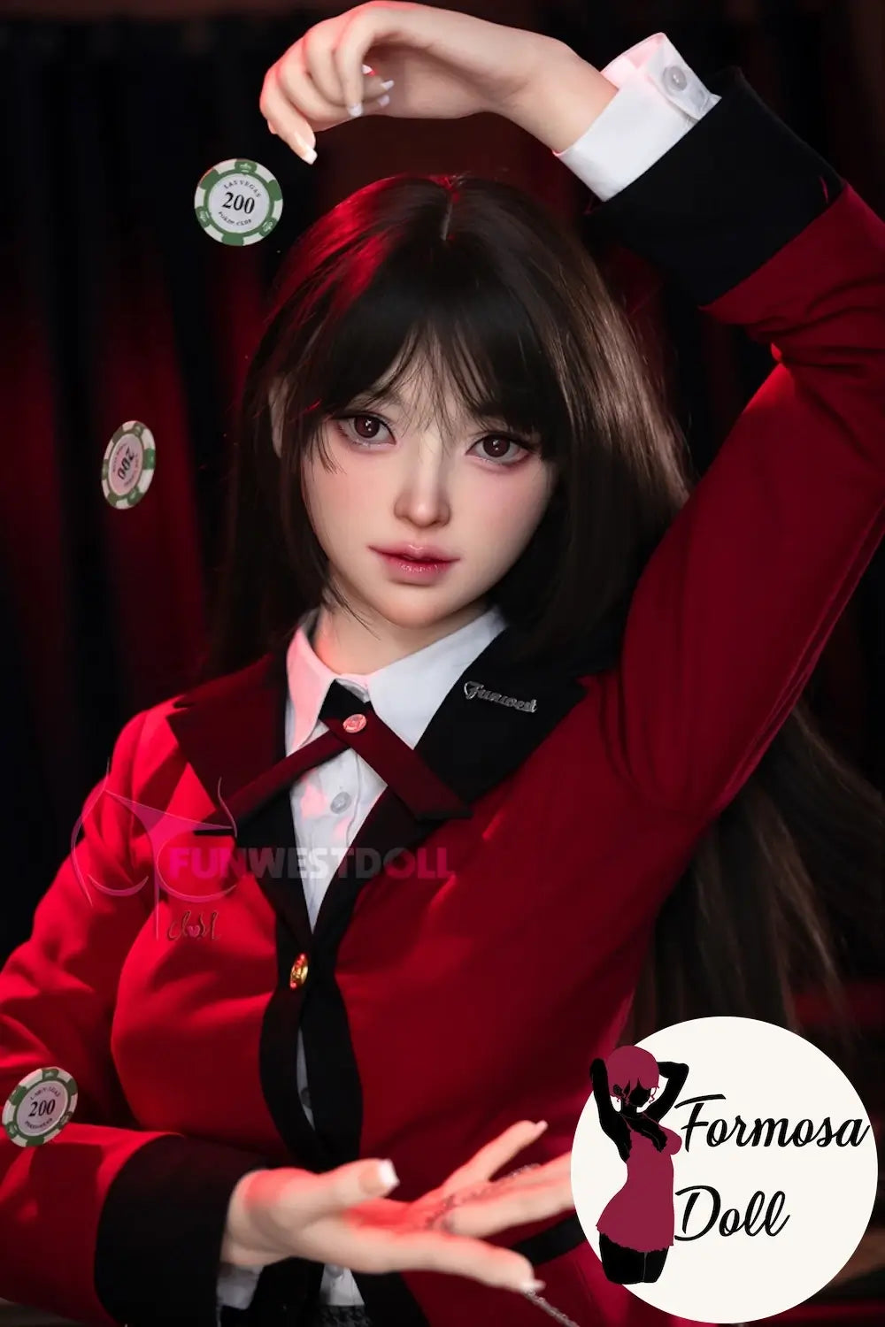 Alice 159 cm (5ft2) - Kakegurui Cosplay Sex Doll in Silicone