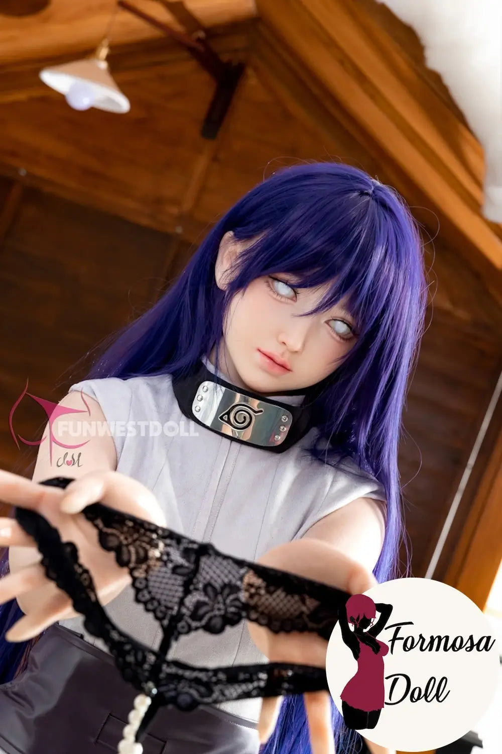 Amy 159 cm (5ft2) - Hinata Hyuga Cosplay Sex Doll in Silicone