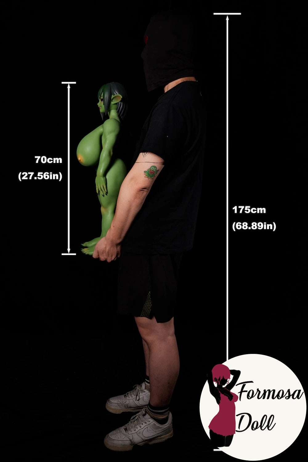 Zarga – Poupée sexuelle gobeline en silicone | 70 cm