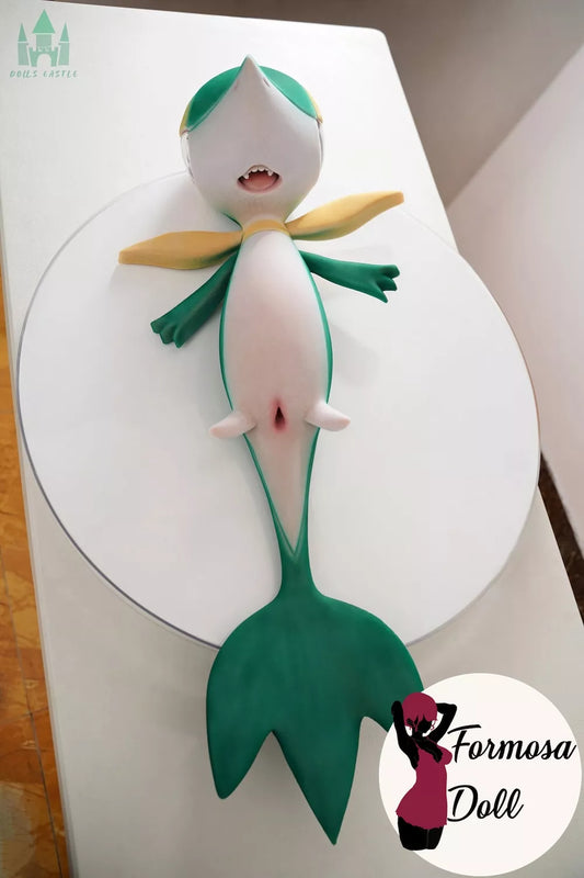 Serivy – Fapdoll Furry Ispirazione Pokémon in Silicone – 80 cm