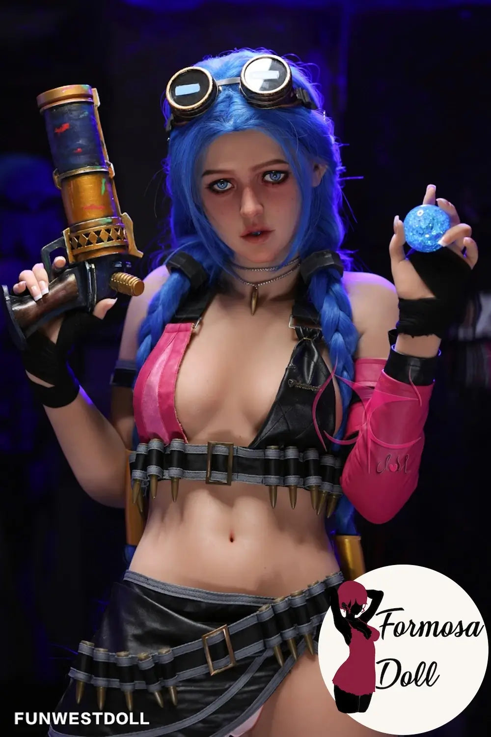 Poupée sexuelle Jinx LOL Cosplay TPE - 159 cm