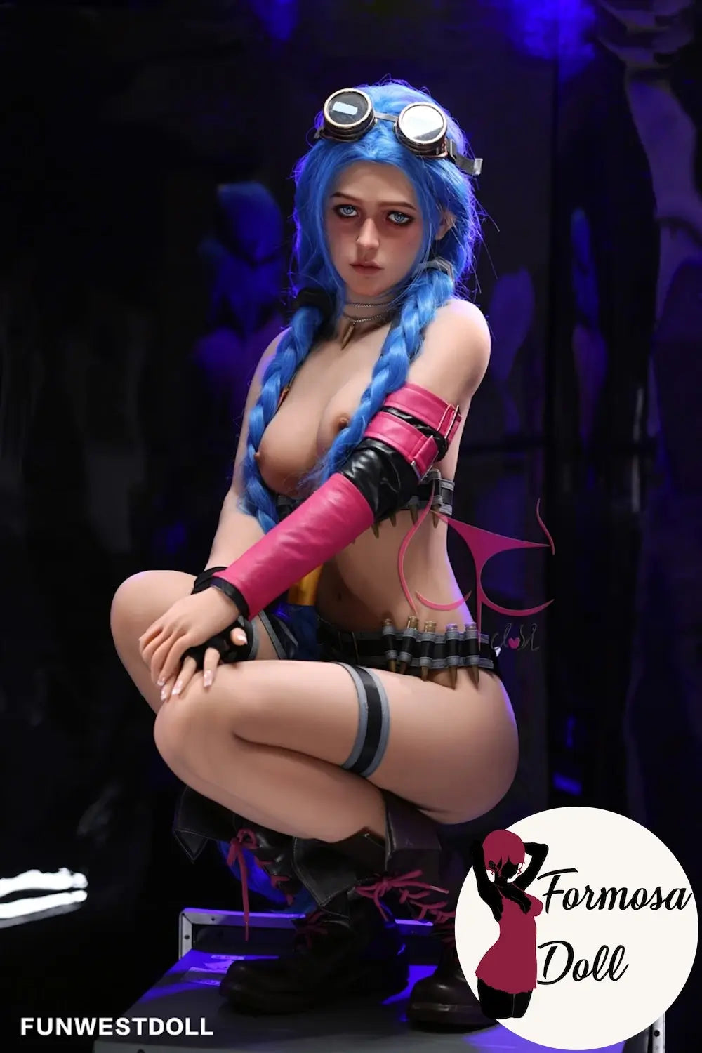 Poupée sexuelle Jinx LOL Cosplay TPE - 159 cm