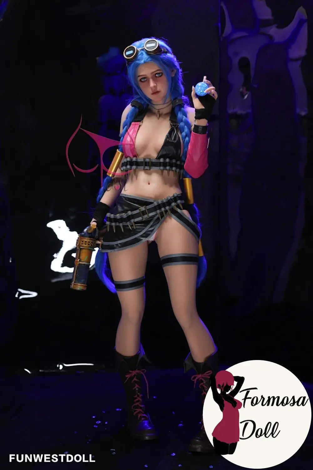 Poupée sexuelle Jinx LOL Cosplay TPE - 159 cm