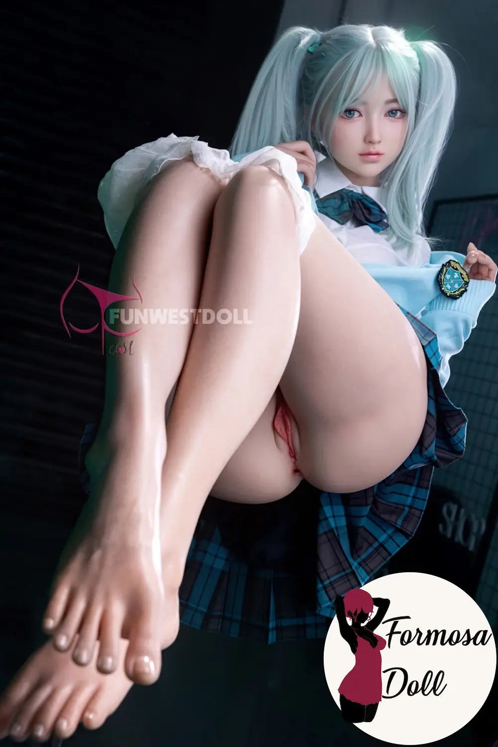 Amy 159 cm (5ft2) - Hatsune Miku Cosplay Sex Doll in Silicone