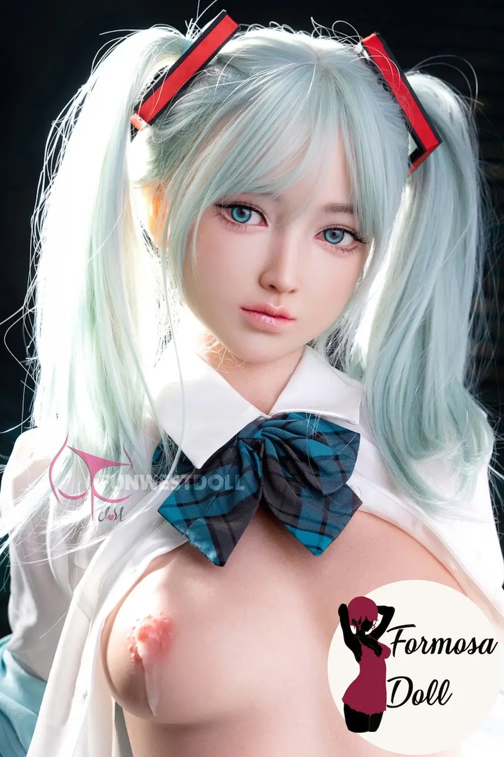Amy 159 cm (5ft2) - Hatsune Miku Cosplay Sex Doll in Silicone