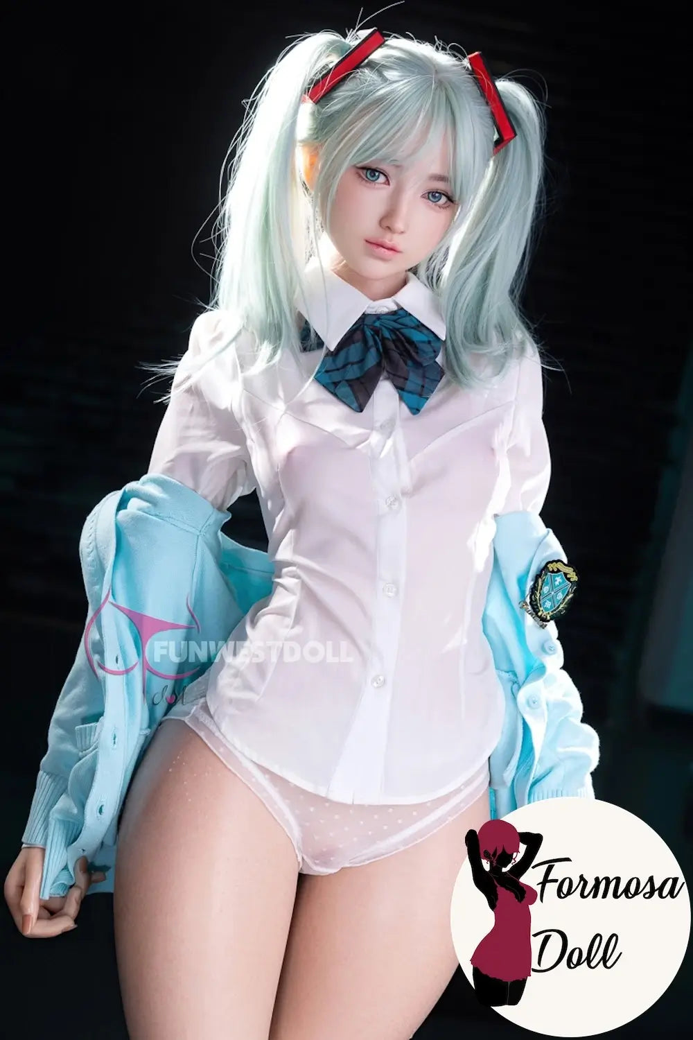 Amy 159 cm (5ft2) - Hatsune Miku Cosplay Sex Doll in Silicone