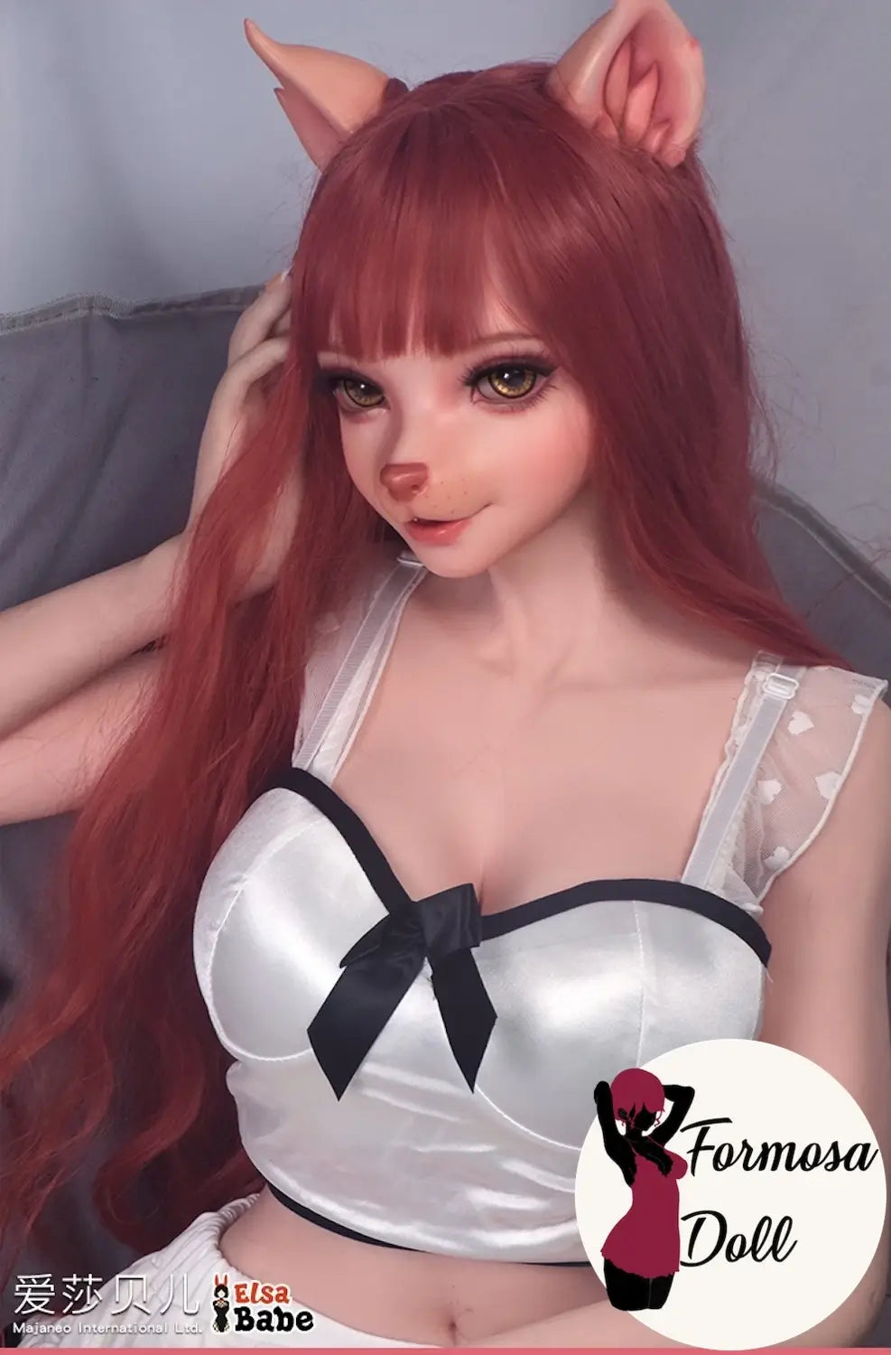 Inujima Haruko 148 cm – Poupée sexuelle en silicone style loup kemonomimi
