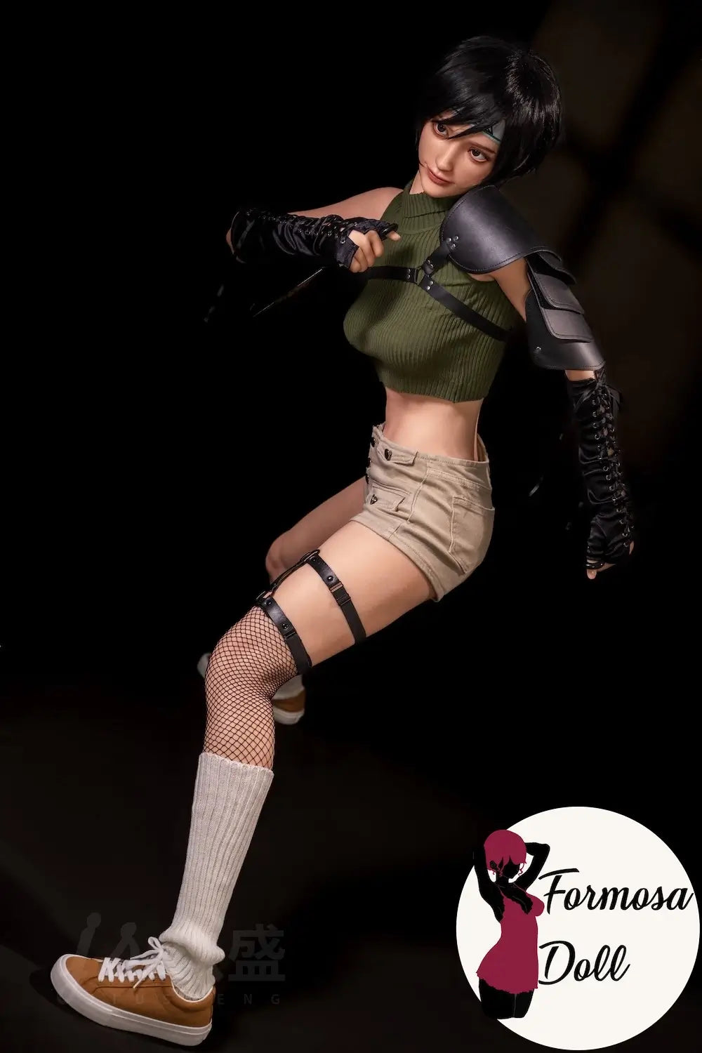 Yuffie – Poupée Cosplay Inspirée de FF VII en Silicone, 168 cm