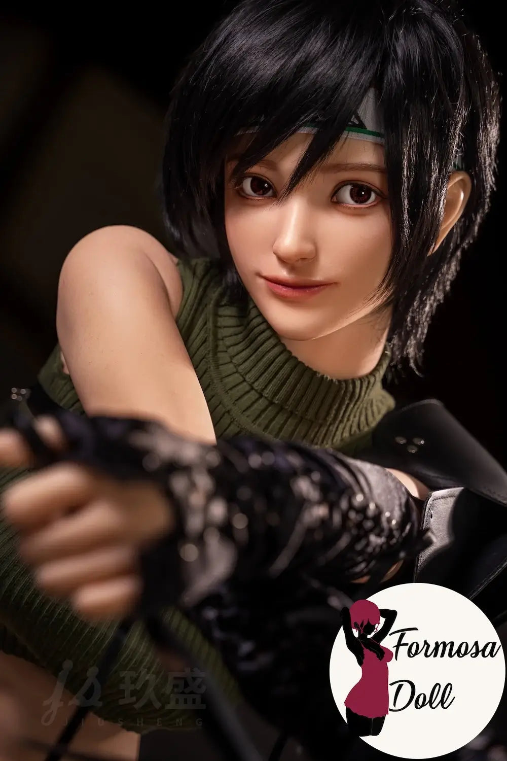 Yuffie – Poupée Cosplay Inspirée de FF VII en Silicone, 168 cm