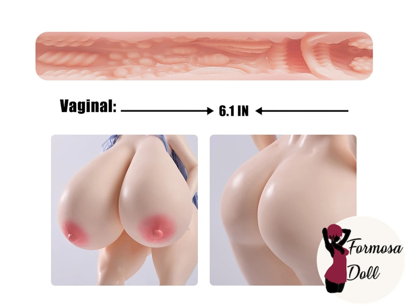 Milk Dragon 3.0 – Mini poupée sexuelle fantasy en silicone – 60 cm