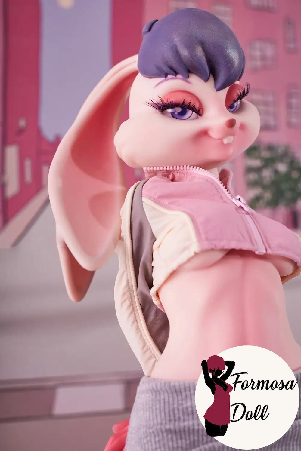 Lori 70 cm (27,5 pouces) - Mini poupée sexuelle lapin en silicone par Climax