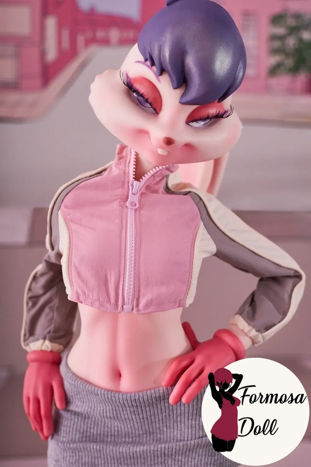 Lori 70 cm (27,5 pouces) - Mini poupée sexuelle lapin en silicone par Climax