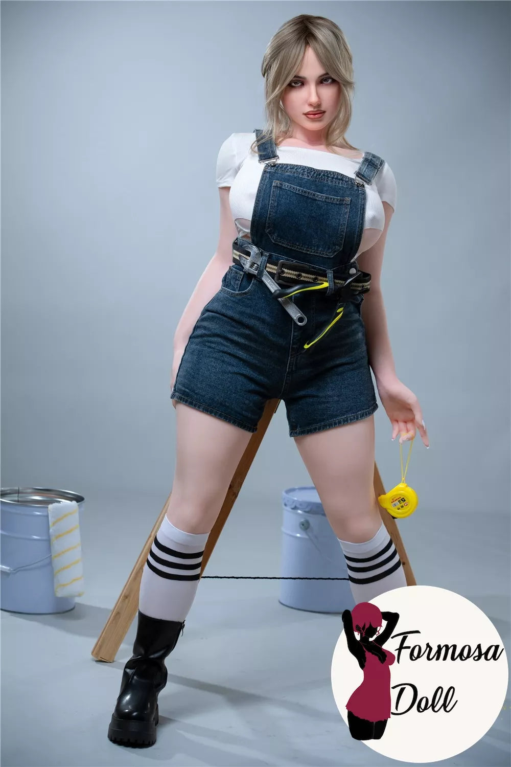 Luna Blonde Latina Sex Doll in Silicone with Shortstack BBW Figure - 160cm US Stock