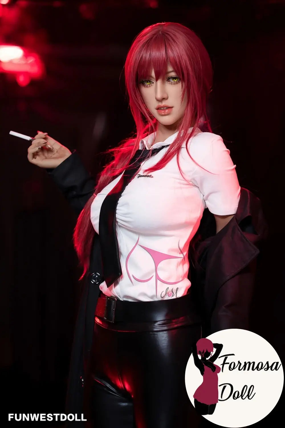 Chloe 162 cm (5ft3) Makima Cosplay TPE Sex Doll