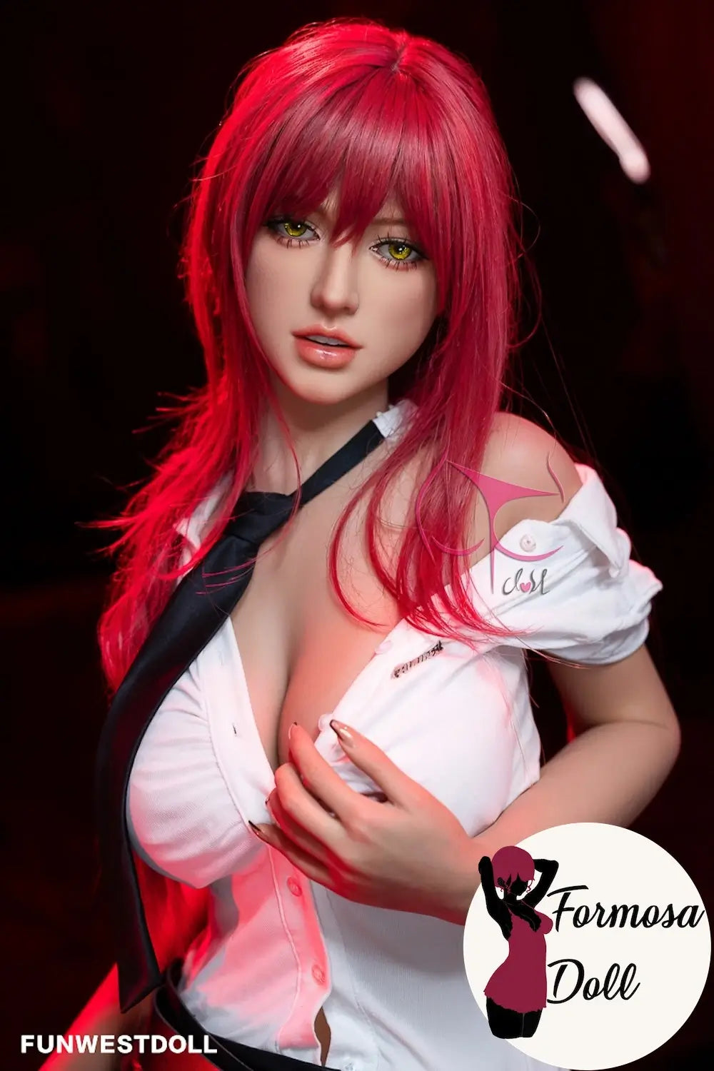 Chloe 162 cm (5ft3) Makima Cosplay TPE Sex Doll