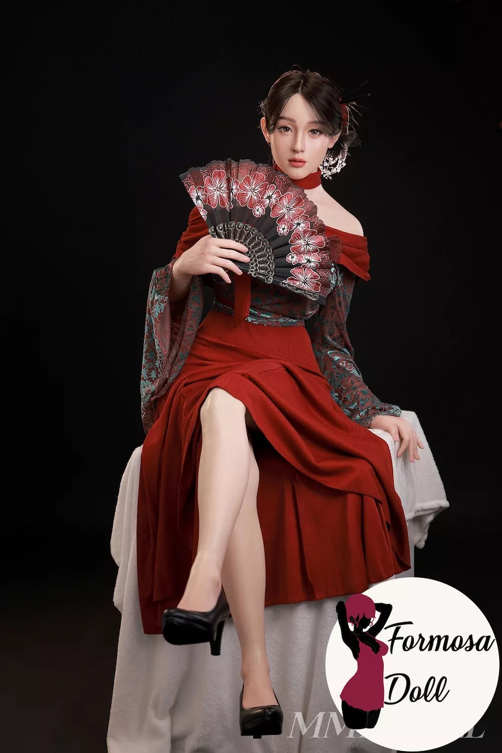 Meng Qi Modern Hanfu Chinese Sex Doll in Silicone with ROS - 163 cm