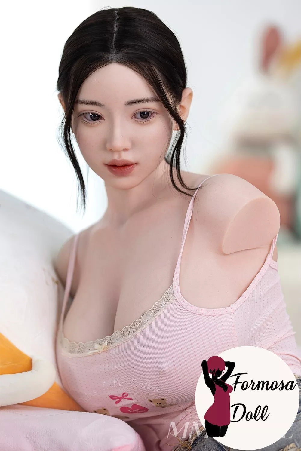 Meng Ting Asian Torso Sex Doll in Silicone with ROS - 98 cm