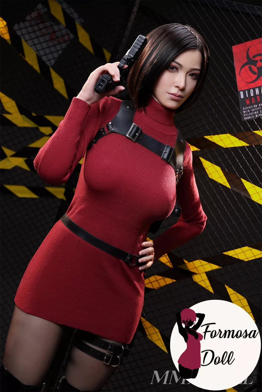 Meng Ai Ada Wong Cosplay Asian Sex Doll in Silicone - 165 cm