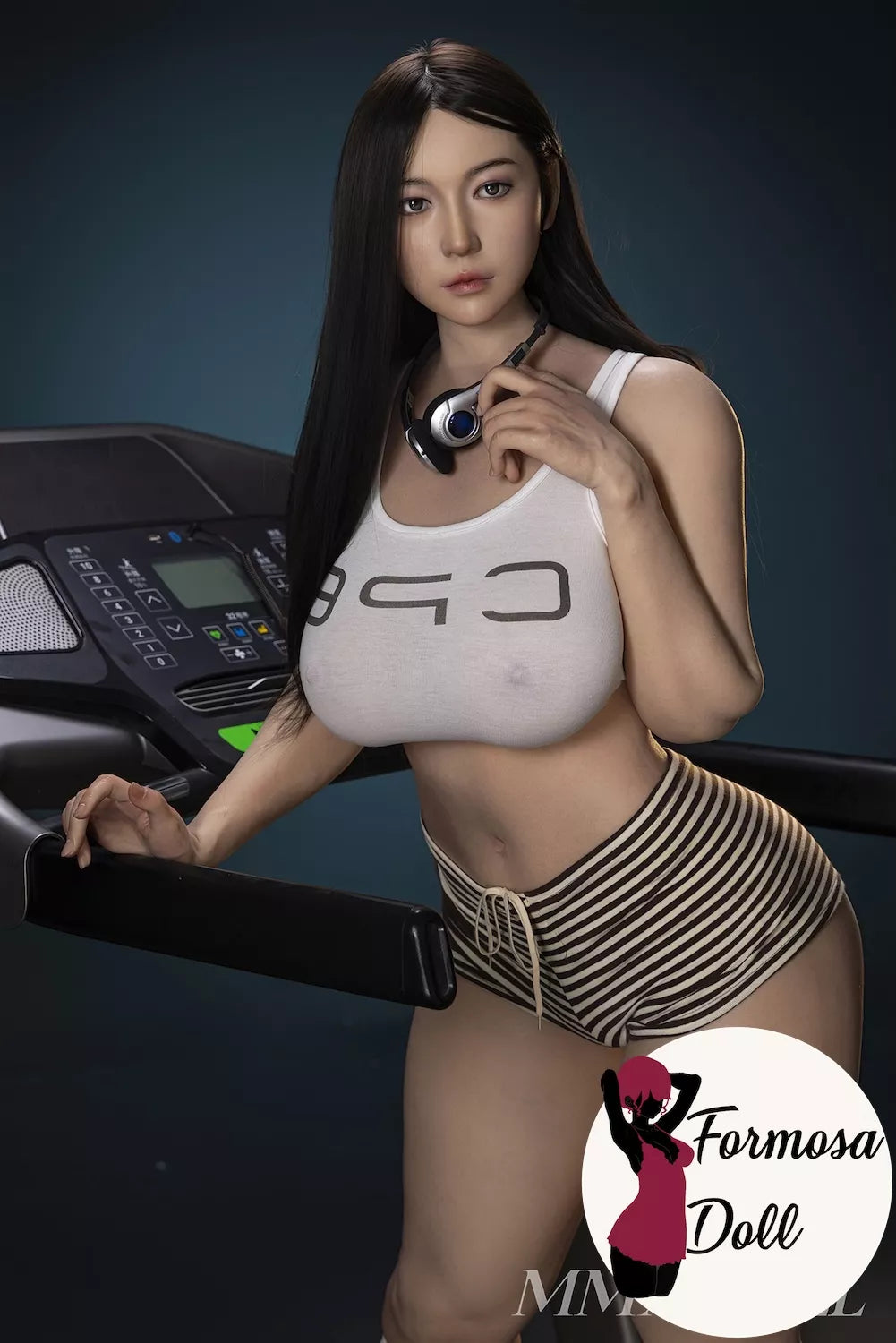 MengXi Gym Girl BBW Asian Sex Doll in Silicone - 168 cm