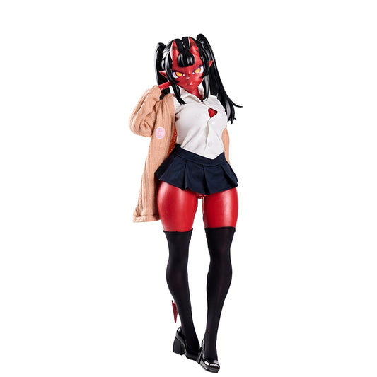 Meru the Succubus Mini Anime Sex Doll in School Uniform - 65cm (25.6in) OUTFIT INCLUDED| PRE-ORDER
