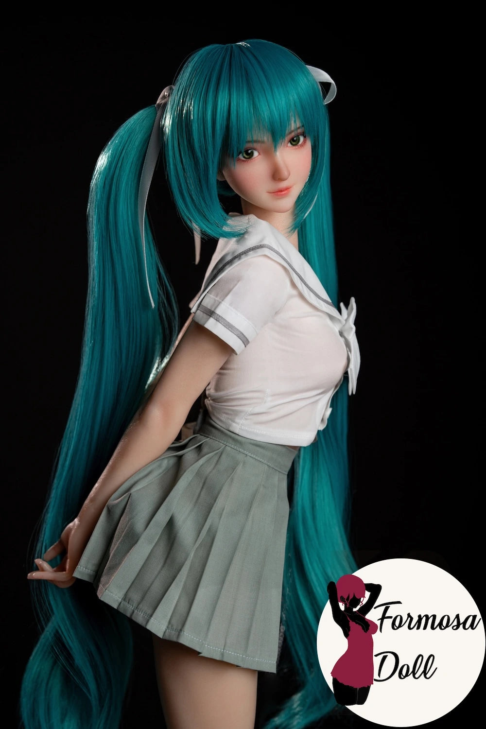 Miku - Mini Sex Doll with Uniform and Bikini - 61 cm (24in)