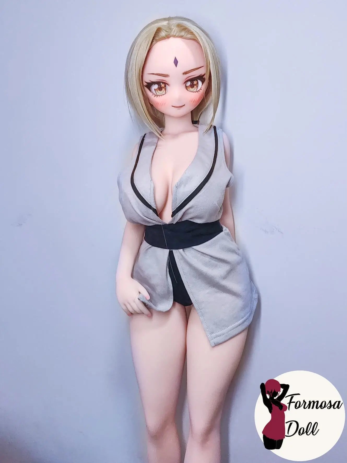 Reyna - Mini poupée en silicone de 85 cm avec tête en vinyle