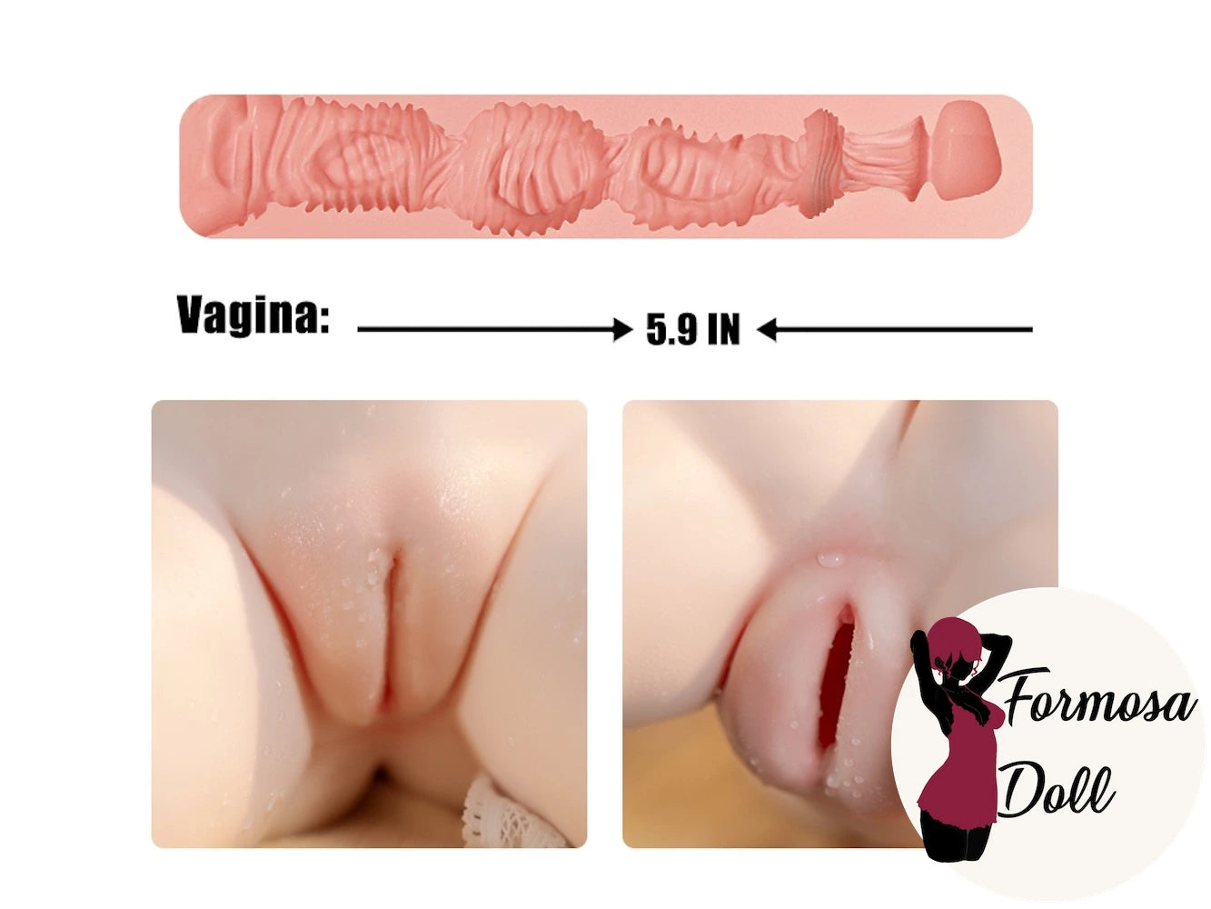 Nanako 3.0 – Mini poupée sexuelle hentai en silicone (Nana) – 62 cm