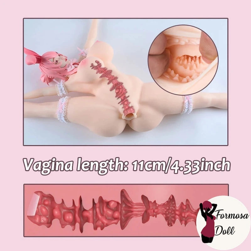 Naraka Bladepoint – Poupée cosplay bunny hentai en silicone – 70 cm