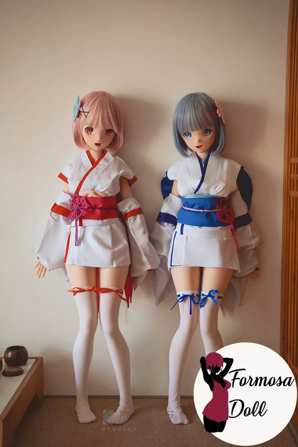Re:Zero Rem & Ram Sex Doll in Silicone with Cosplay Outfit