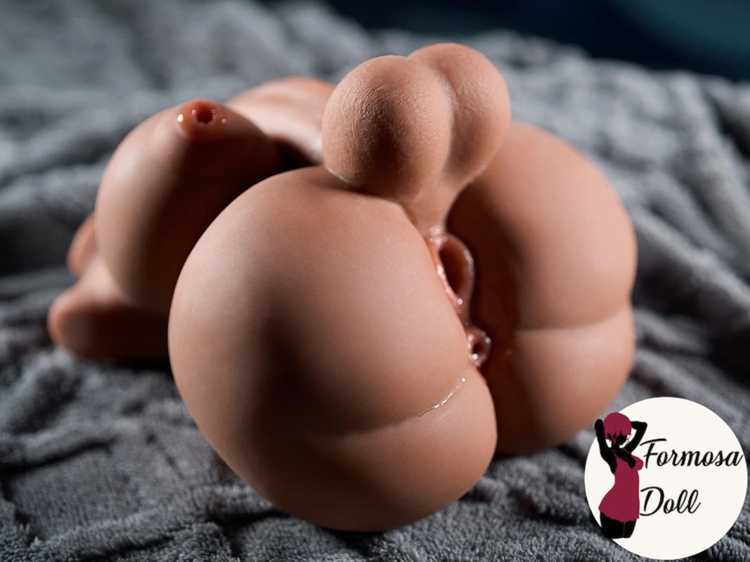 Robin Tan - Mini torse sexuel transexuelle de 4,5 kg (9,92 lb) avec tétons pénétrables