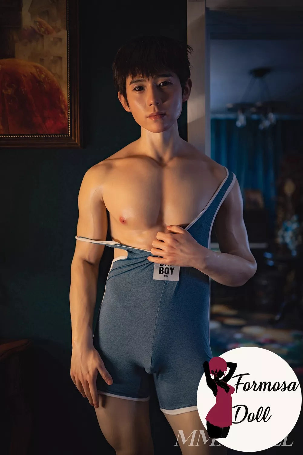 Poupée sexuelle Run Wu homme gay en silicone - 183 cm