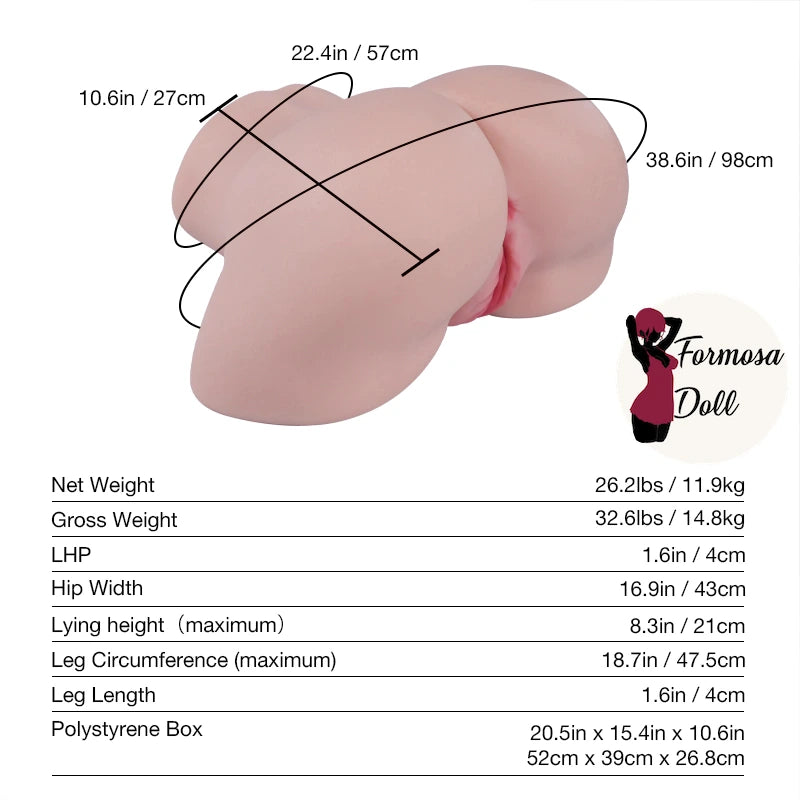 Kylie - Poupée sexuelle avec vagin amovible, 11,9 kg (26,2 lb) | STOCK US 🇺🇸