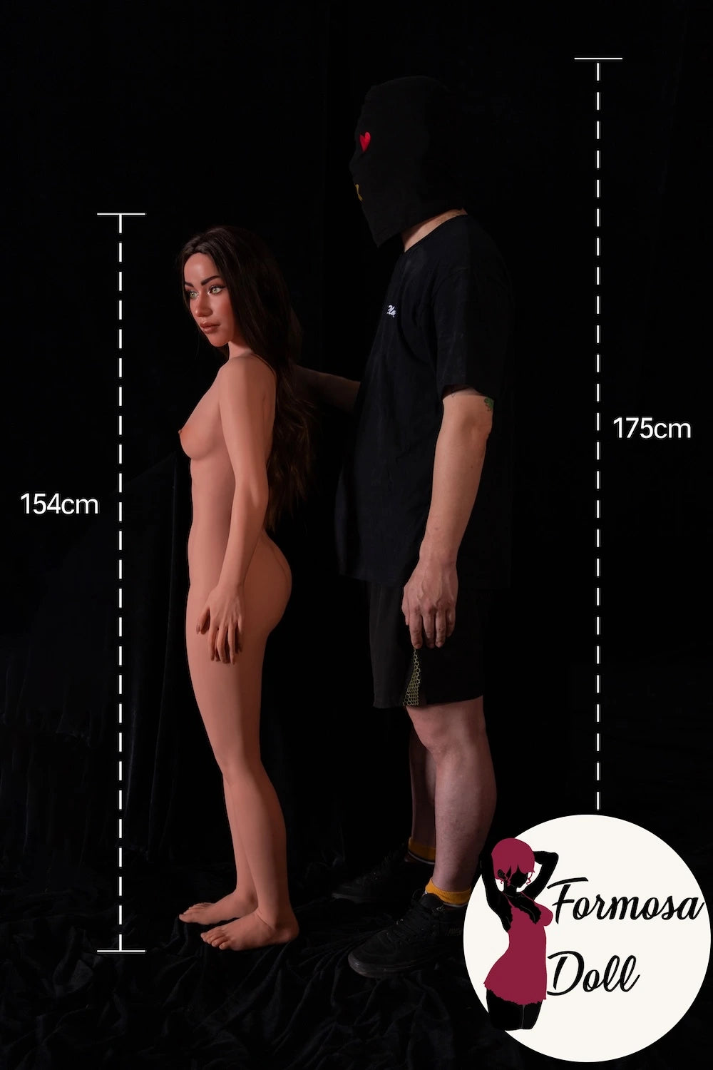 Tori 154 cm - Poupée sexuelle ultra réaliste avec corps en TPE et tête en silicone - CLM PRO