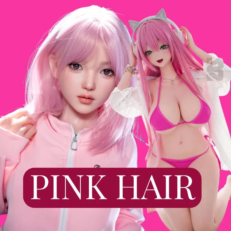 sex dolls with pink hair