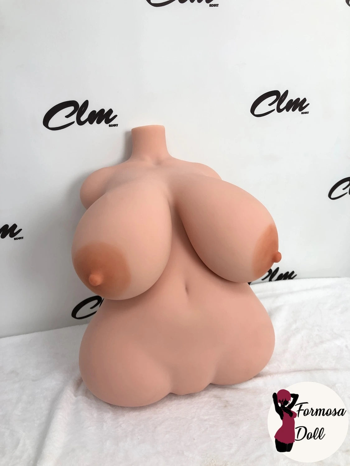 Torso 58# 26kg (57.3LB) - TPE Torso Sex Doll with Big Breasts by CLIMAX