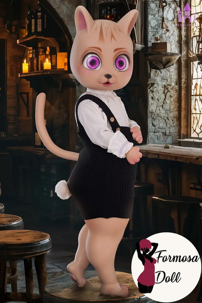 Bearrie – Sex doll furry ours anthro en silicone souple – 90 cm
