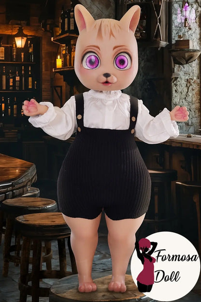 Bearrie – Sex doll furry ours anthro en silicone souple – 90 cm