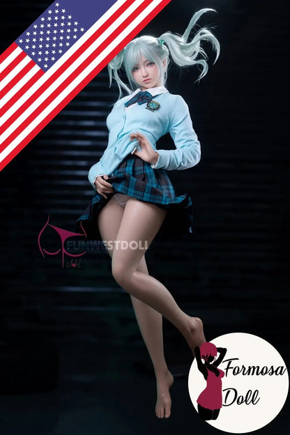 Amy 159 cm (5 piedi 2) - Bambola d'amore in silicone Vocaloid | Stock USA - ABITO INCLUSO