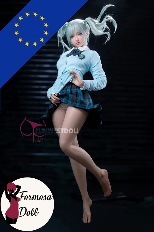 Amy 159 cm (5ft2) - Hatsune Miku Cosplay Sex Doll in Silicone - EU Stock | OUTFIT INCLUDED