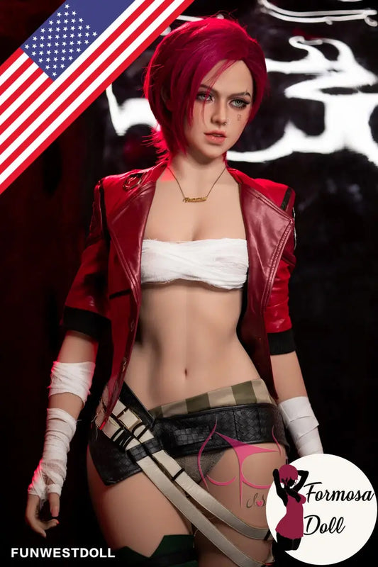 Poupée sexuelle Vi LOL Cosplay TPE - 157 cm STOCK US