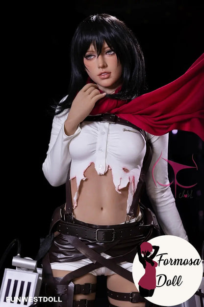 Mikasa Ackerman - Bambola del sesso cosplay anime in TPE 159 cm (5ft2)