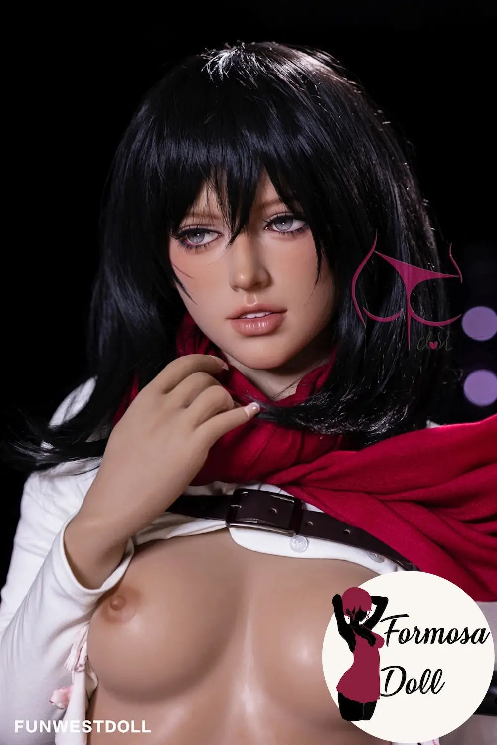 Mikasa Ackerman - Poupée sexuelle cosplay anime en TPE 159 cm  