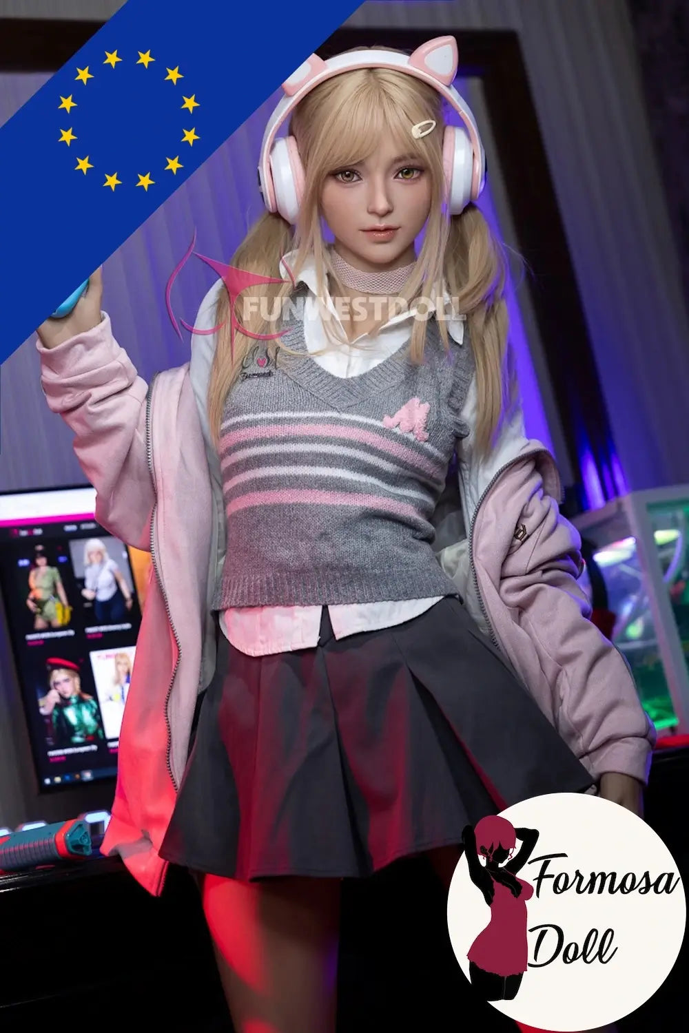 Alice 159 cm (5ft2) - Gamer Girl Sex Doll in TPE - EU Stock
